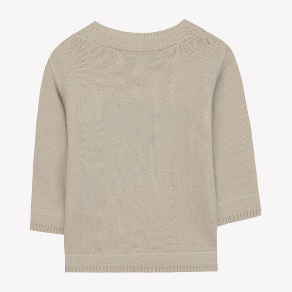 BABY DOUCEUR ALPINE PULL 7 - Beige chiné (CB18081)