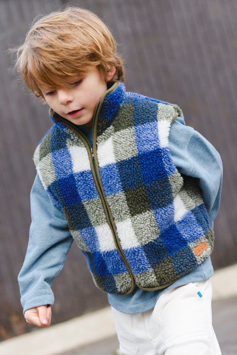 MONTBLANC Fleece Vest - BLEU BRUT