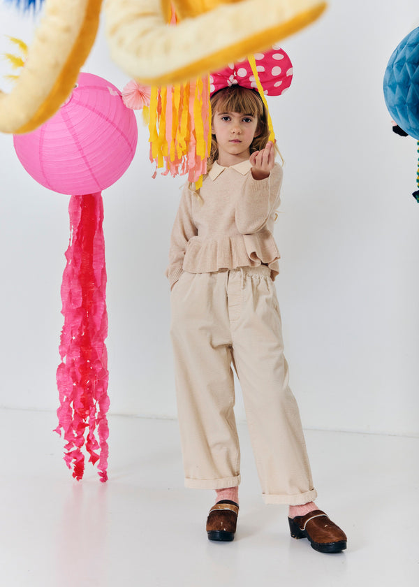 YVAN BOYS TROUSER - MERO ALMOND