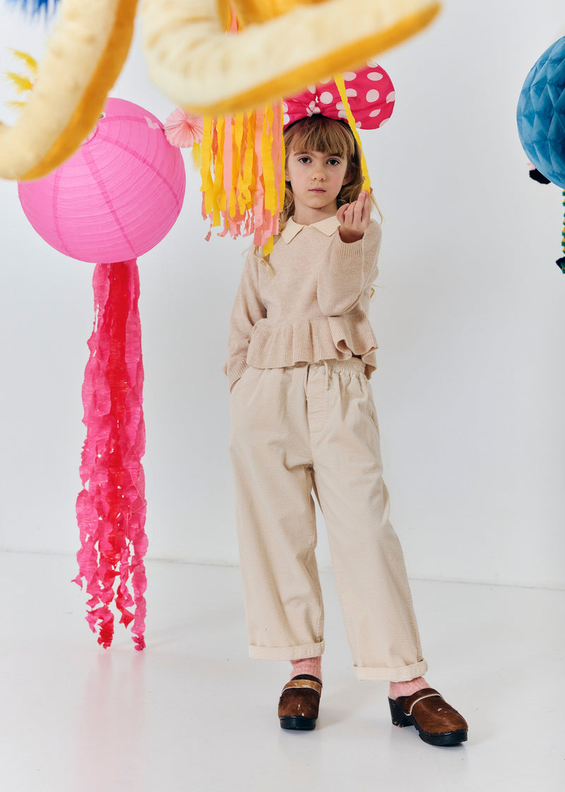 YVAN BOYS TROUSER - MERO ALMOND