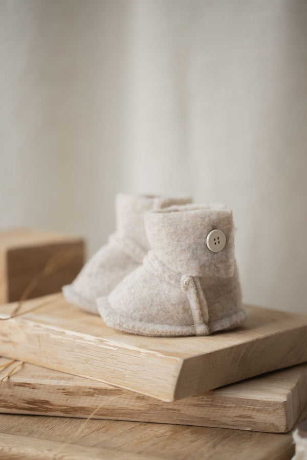 LARS RECYCLED WOOL socks - beige