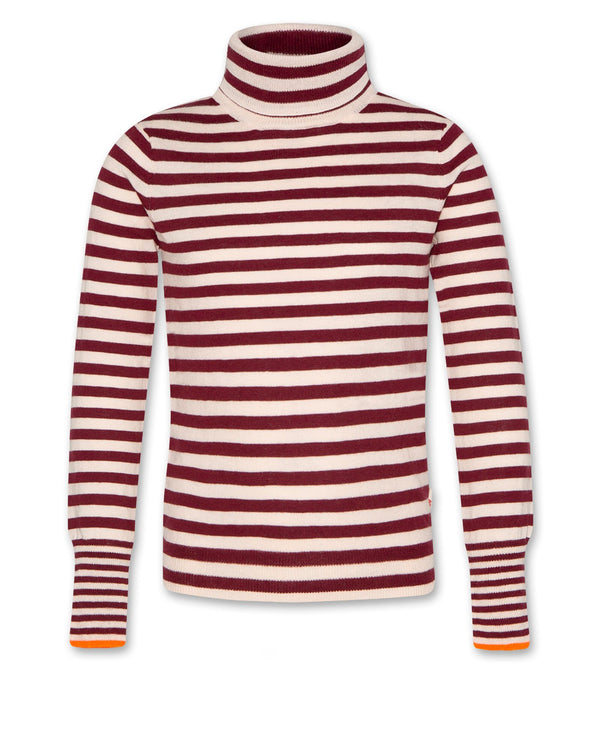 vicky turtle-neck - bordeaux