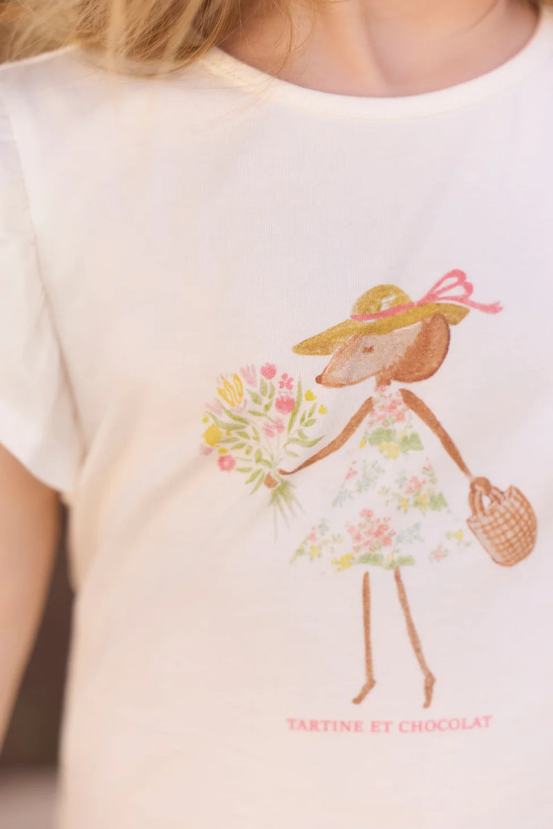 BABY JARDIN D'ETE TEESHIRT 5 - Nacre
