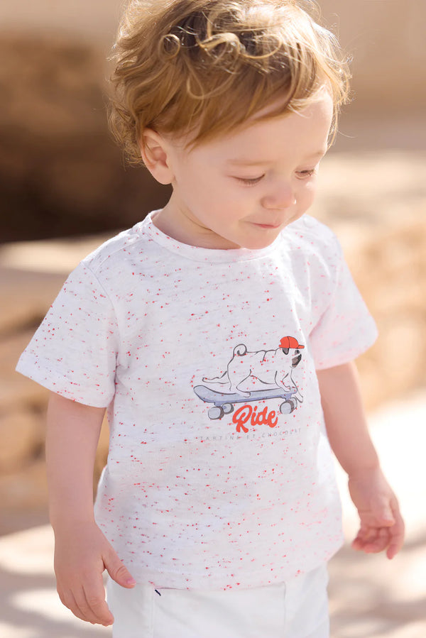 BABY CITY AVENTURE TEESHIRT1 - Spicy orange