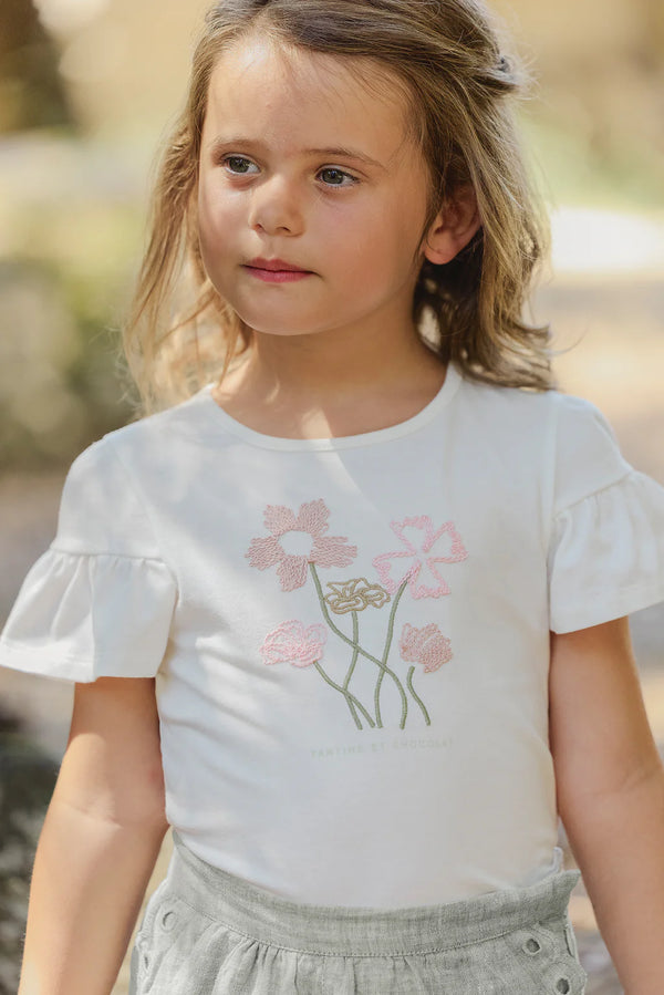ECHAPPEE ROMANTIQUE TEESHIRTF - Nacre