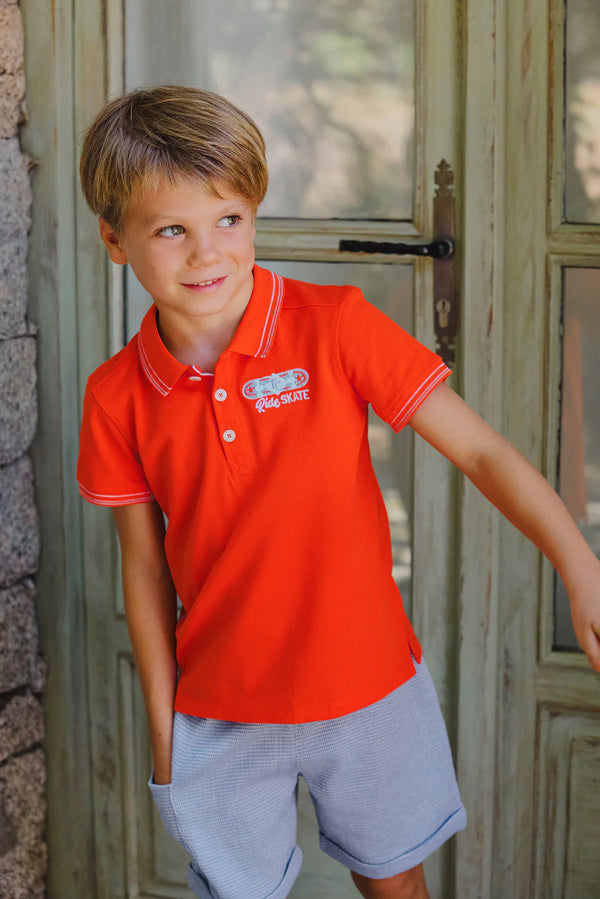 BABY CITY AVENTURE POLO4 - Spicy orange