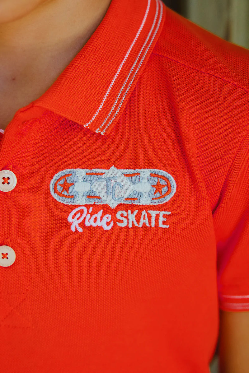 BABY CITY AVENTURE POLO4 - Spicy orange