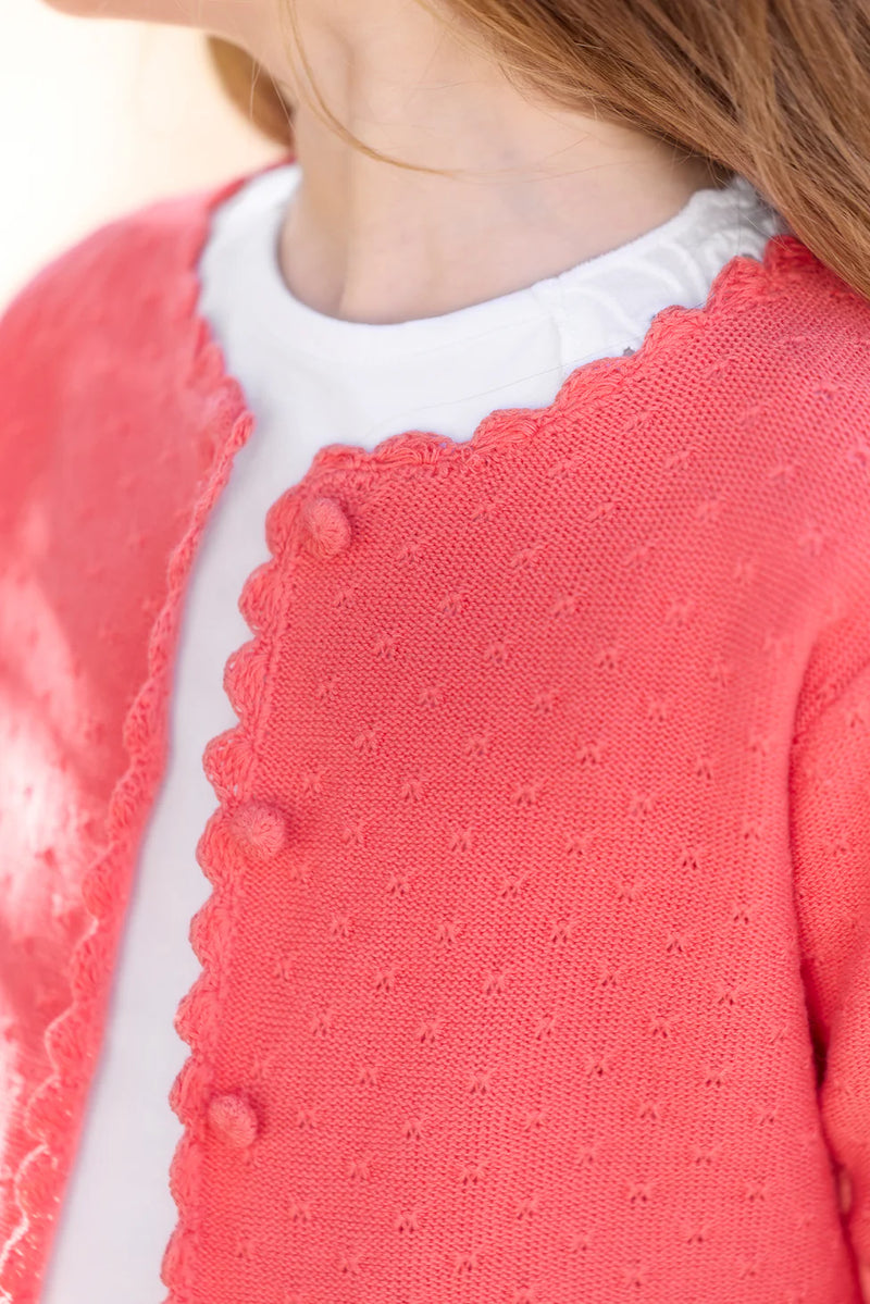 BABY TRESOR D'ETE CARDIGAN 4 - Corail