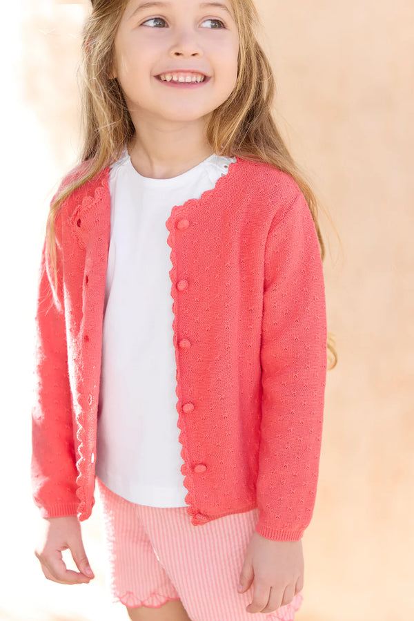BABY TRESOR D'ETE CARDIGAN 4 - Corail