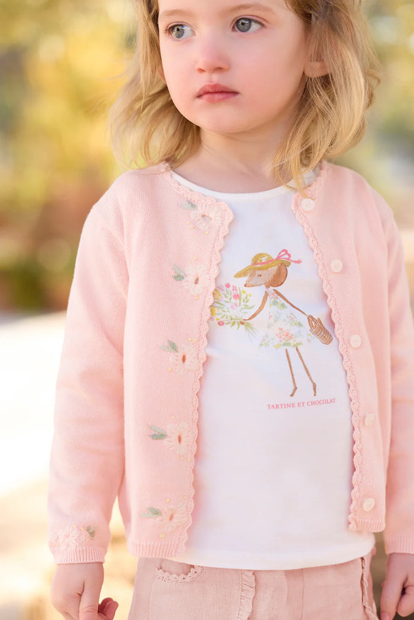BABY JARDIN D'ETE TEESHIRT 5 - Nacre