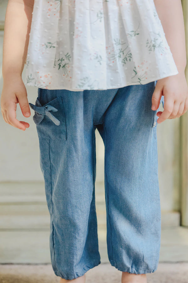 BABY TRESOR D'ETE PANTALON 1 - Indigo