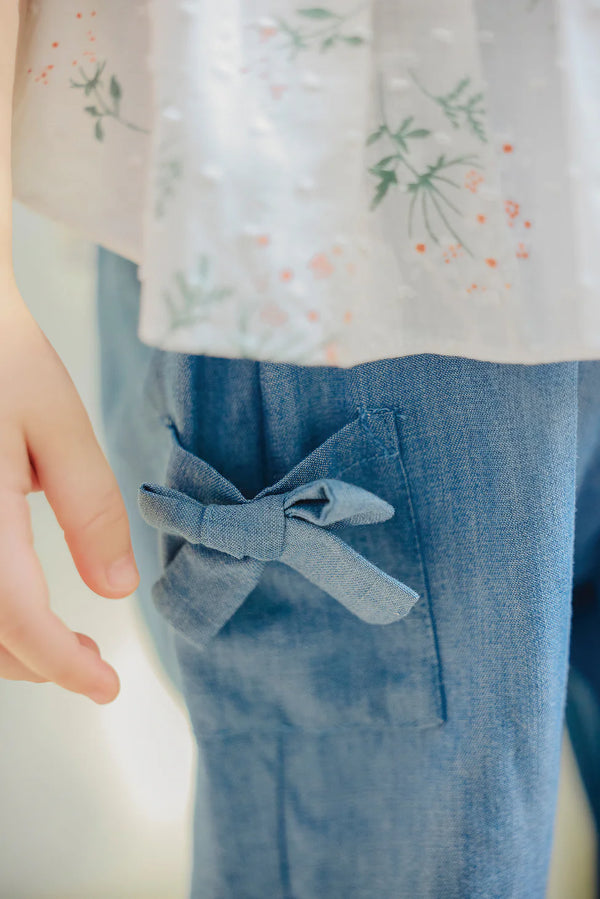 BABY TRESOR D'ETE PANTALON 1 - Indigo