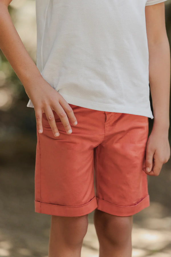 BABY PETIT COWBOY SHORT 13 - Orange