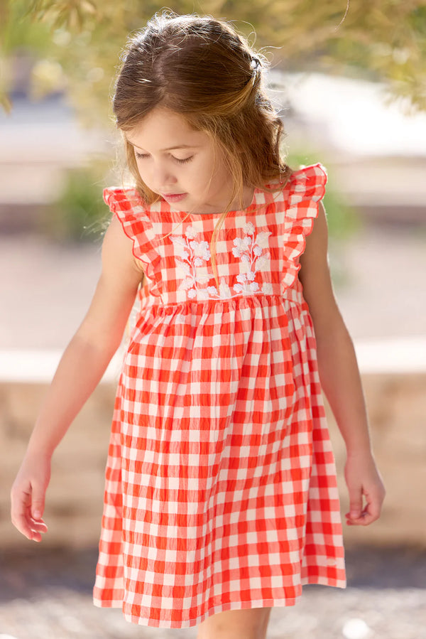 BABY PROMENADE BUCOLIQUE ROBE 13 - Coquelicot