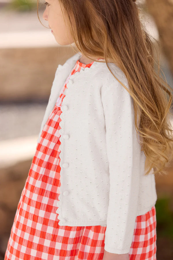 BABY ESPRIT ROMANTIQUE CARDIGAN 4 - Blanc