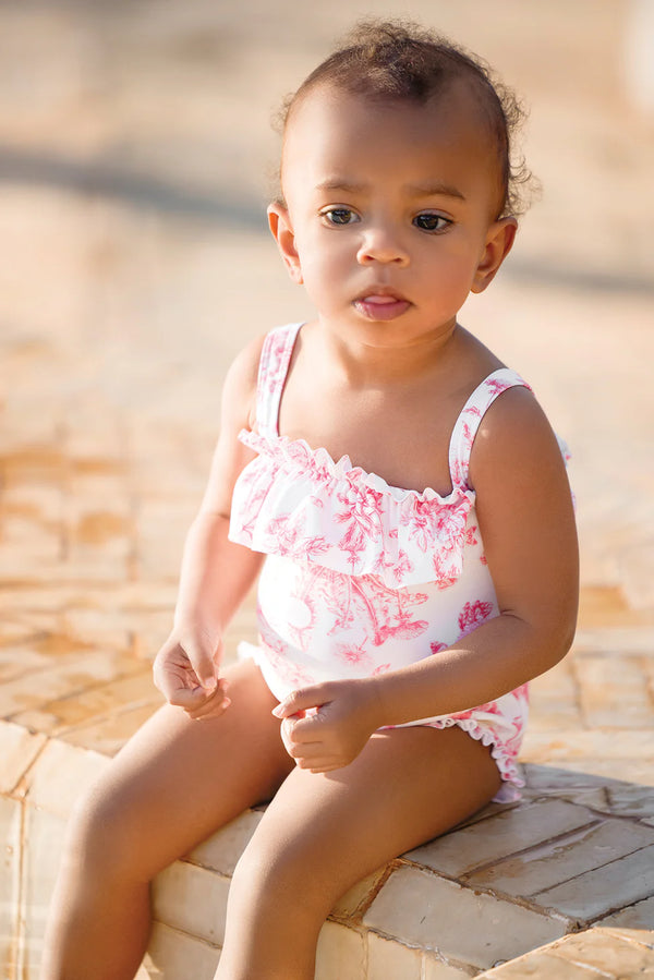 BABY CAPSULE TDJ MAILLOT DE BAIN2 - Rose vif