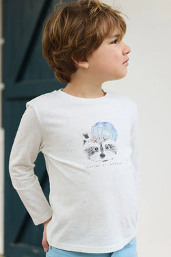 BABY DOUCEUR ALPINE TEE-SHIRT 4 - Nacre ( cb10031 )