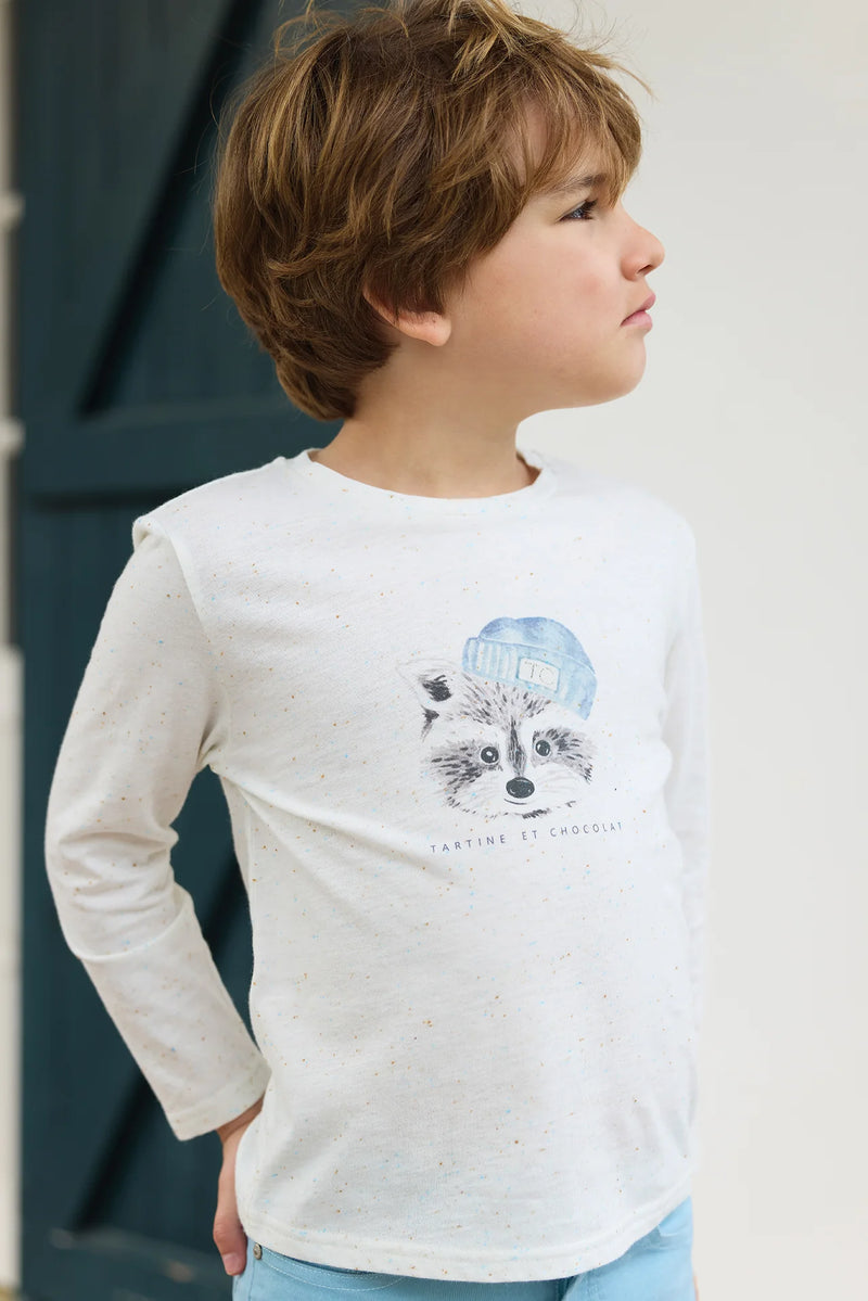 BABY DOUCEUR ALPINE TEE-SHIRT 4 - Nacre ( cb10031 )