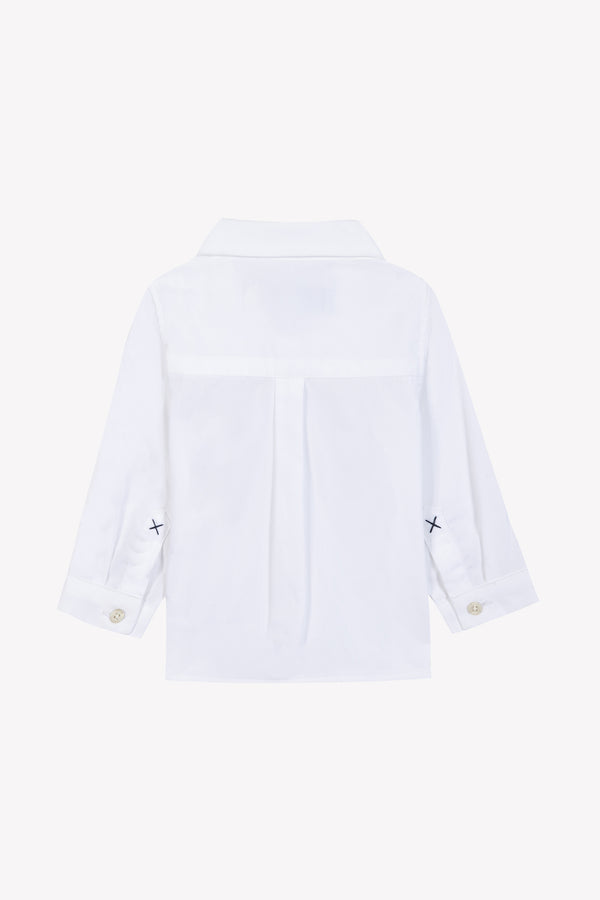 BABY CEREMONIE GARCON CHEMISE3 - Blanc (CB12021)