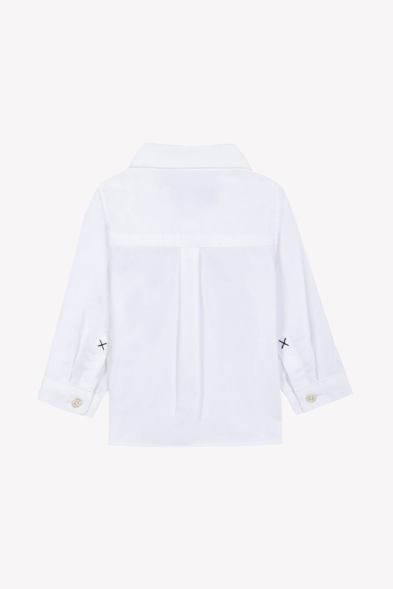 BABY CEREMONIE GARCON CHEMISE3 - Blanc (CB12021)