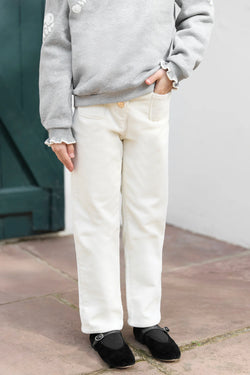 PREPPY WINTER PANTALONA - nacre (CB22002)