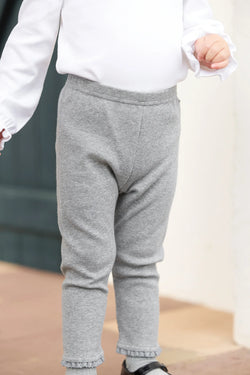 BABY PREPPY WINTER LEGGING1 - Gris moyen CB24001