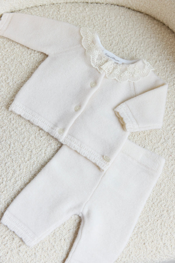 PREMIER TROUSSEAU FILLE COMBILONGUE7 - Nacre CB32060