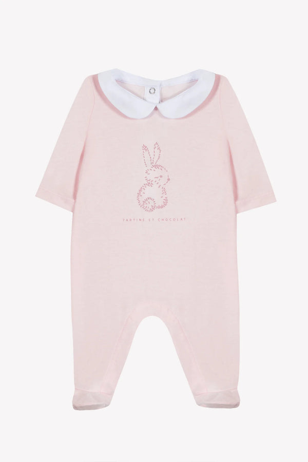 BABY NUIT PYJAMA 14 - rose pâle (CB54130)