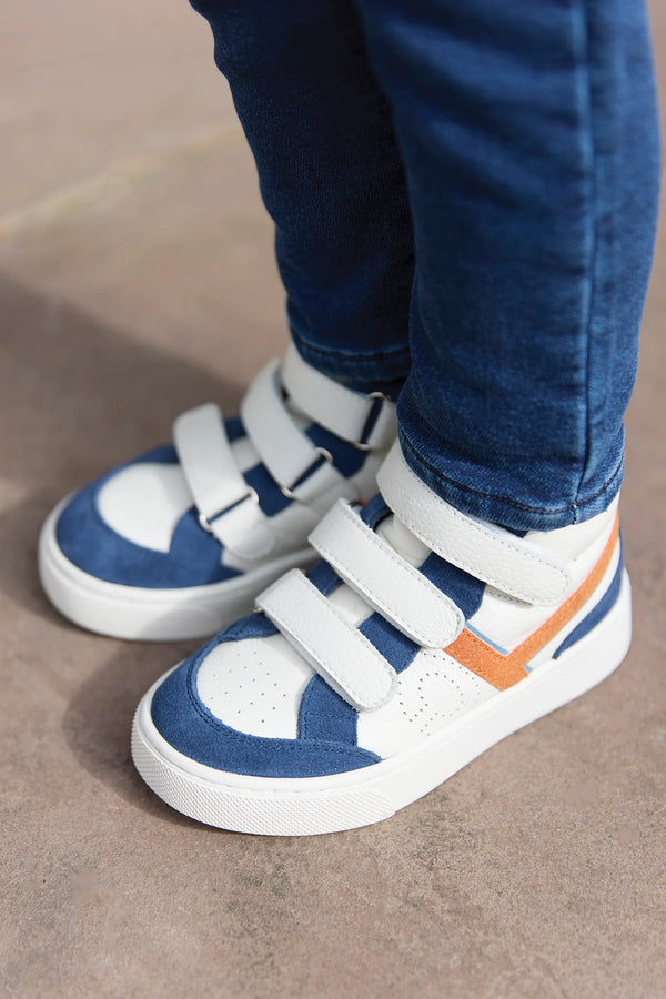 TC 17 HI EASY NAPPA - WHITE-DK NAVY-DK ORA
