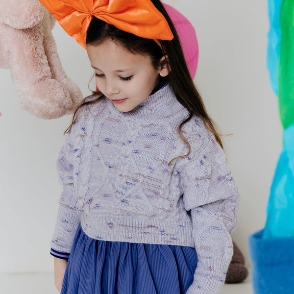 YSOLDE GIRLS PULL - MARLY HEATHER