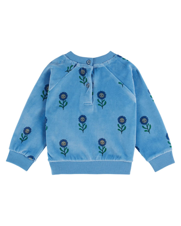 ALL OVER PRINTED VELVET SWEATSHIRT AC179B - MARGOT