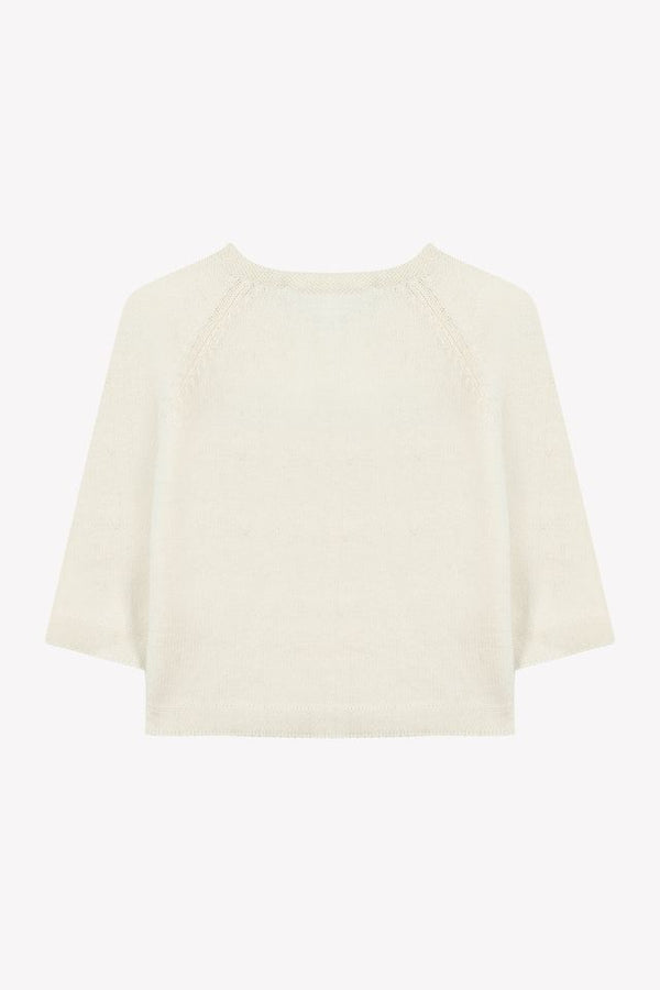 PREMIER TROUSSEAU MIXTE PULL1 - Nacre (CB18030)