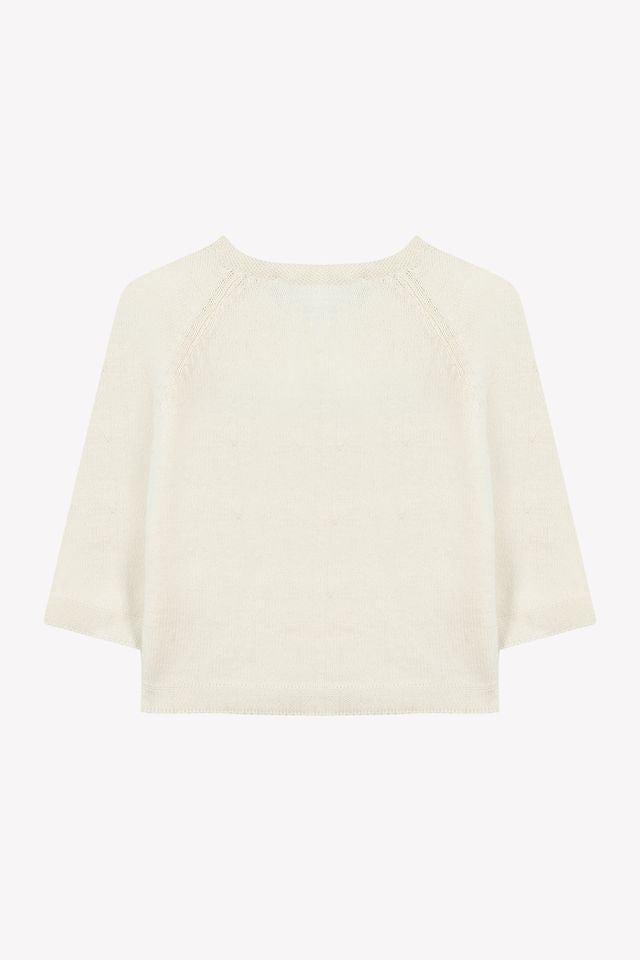 PREMIER TROUSSEAU MIXTE PULL1 - Nacre (CB18030)