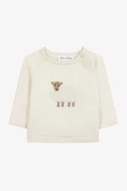 PREMIER TROUSSEAU MIXTE PULL1 - Nacre (CB18030)