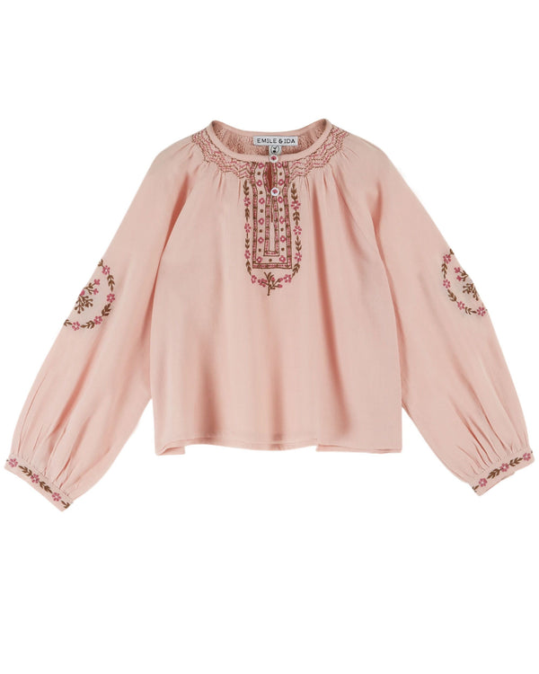 ETHNIC EMBROIDERED BLOUSE AC046 - PEONY