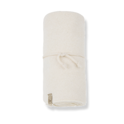 ASIS SOFT PLAIN FLEECE blanket - ecru