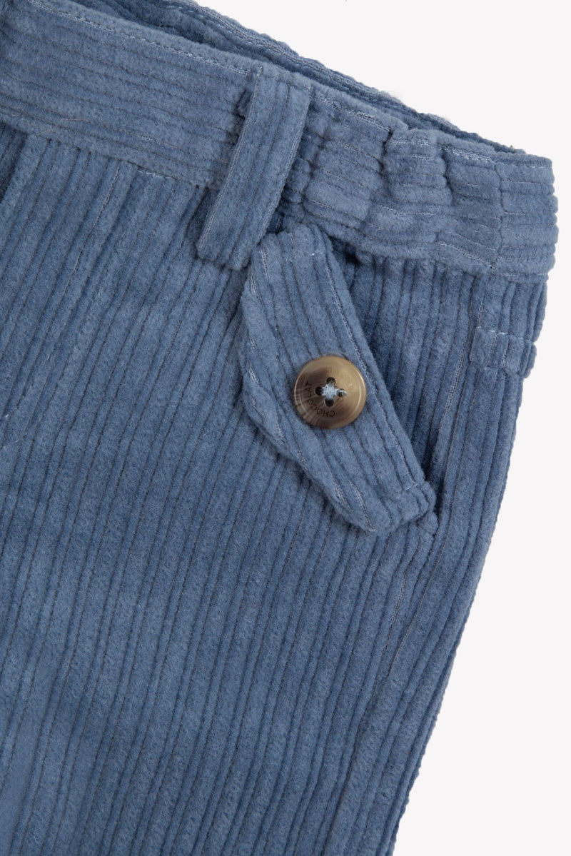 BABY PETIT ROBOT PANTALON 8 - Bleu grisé (CB22061)