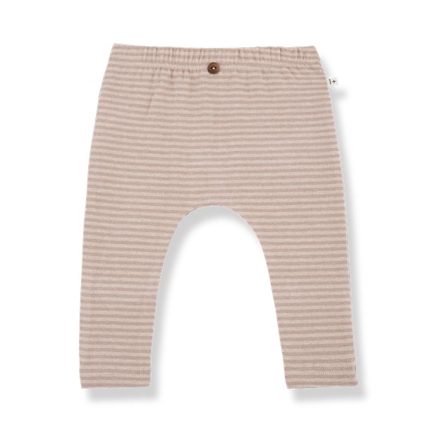PIA STRIPED JERSEY leggings - nude Light pink)