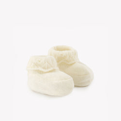 PREMIER TROUSSEAU FILLE CHAUSSONS 4 - Nacre (CB89030)