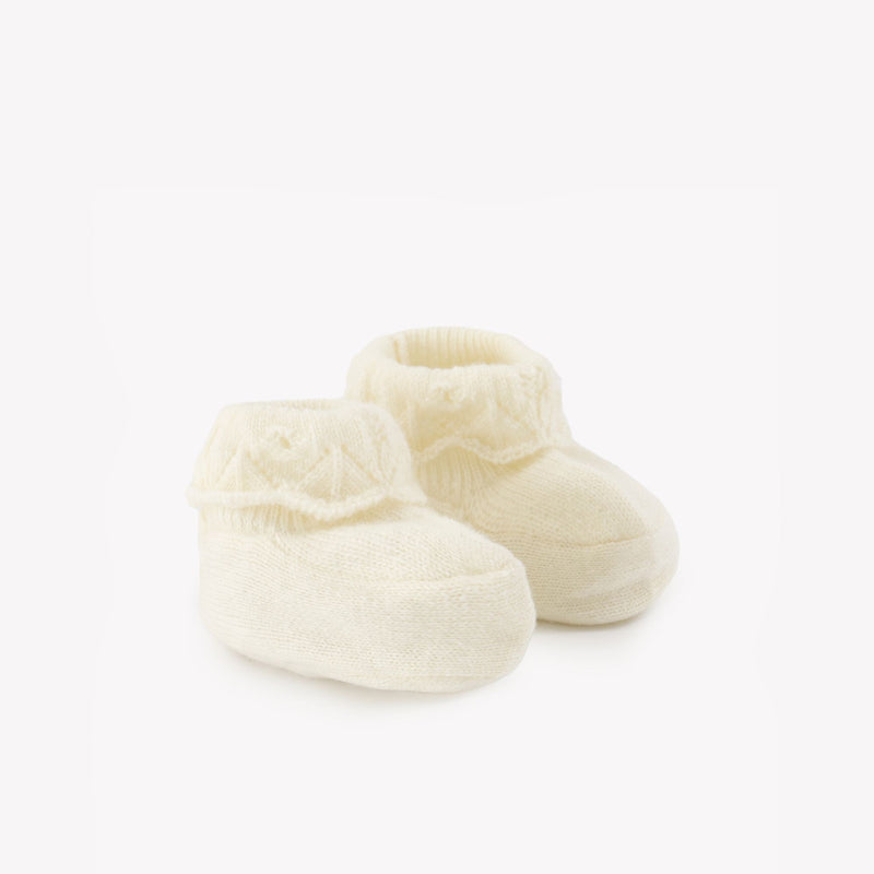 PREMIER TROUSSEAU FILLE CHAUSSONS 4 - Nacre (CB89030)