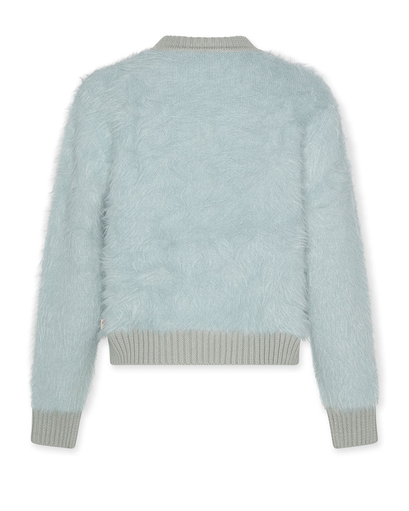 carla c-neck plain - ciel