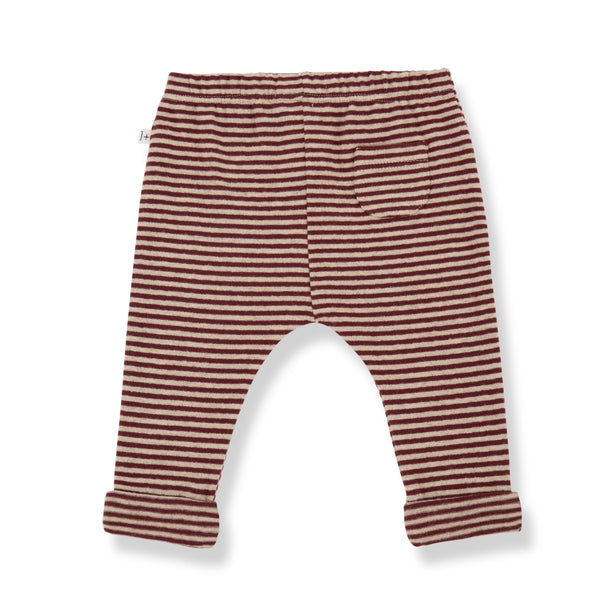 HENRIK STRIPED JERSEY pants - castagna