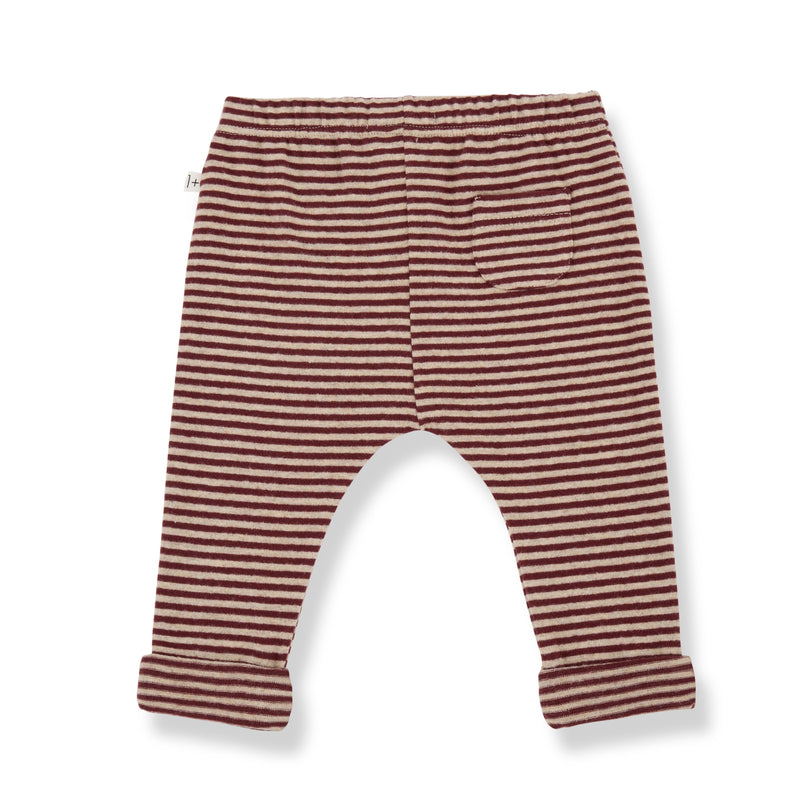 HENRIK STRIPED JERSEY pants - castagna
