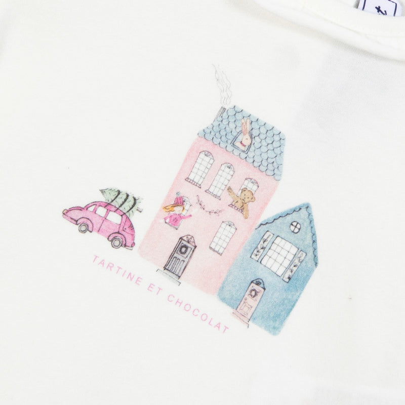 BABY MAISON DE CAMPAGNE TEE-SHIRT 2 - Rhododendron CB10011
