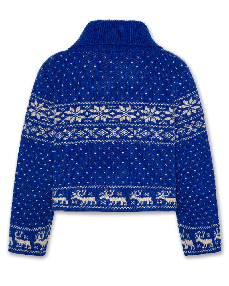 bo cardigan - bright blue