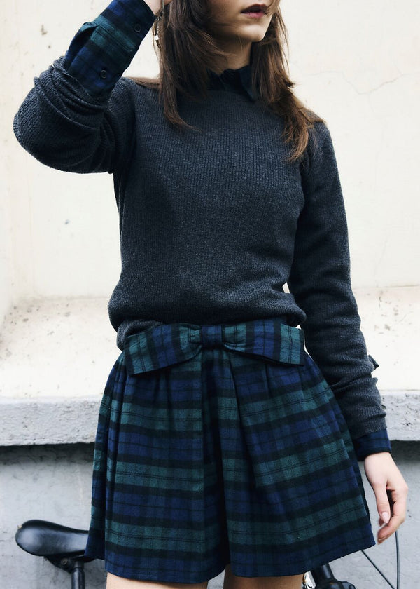 YOGA Round Collar Pullover - Silky Anthracite