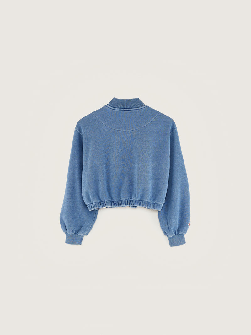 FINESS T1752 SWEATSHIRT - 706 BLUE JEANS