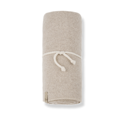 ASIS SOFT PLAIN FLEECE blanket - beige