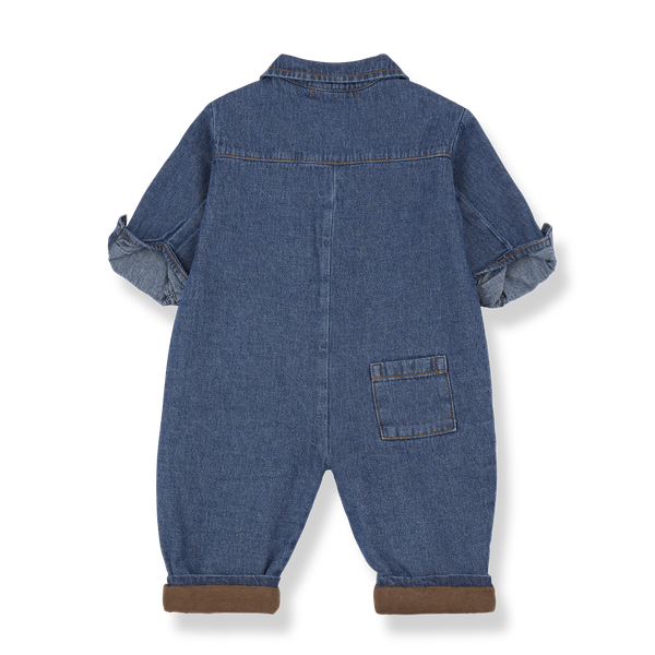 VITUS WASHED DENIM lined overall - denim