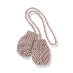 DEMI-bb KNITWEAR mittens - nude (light pink)